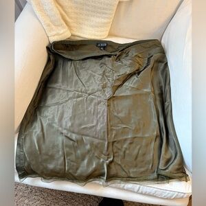 J. Crew Gwen knee length slip skirt in satin charmeuse